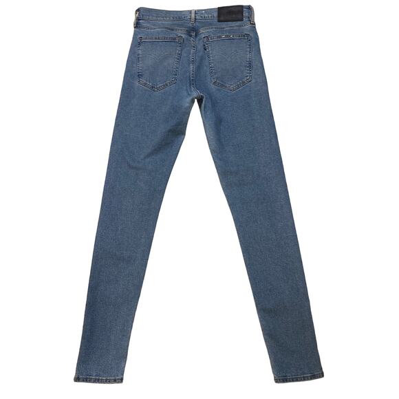 Levis Made & Crafted 2 Tone High Rise Skinny Jeans Womens 28x30 Japanese Denim - Picture 2 of 12